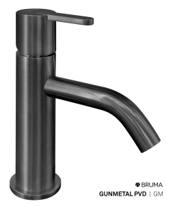 gunmetal PVD, змішувач чорний, змішувач білий, змішувач Bruma, змішувач для умивальника, змішувач Leaf