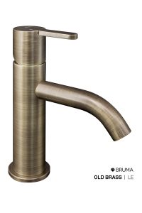 leaf змішувач для умивальника латунь old brass
